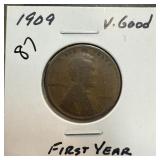 1909 WHEAT PENNY CENT