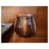 VTG POTTERY TOBACCO JAR ROY TALLENT ITALY