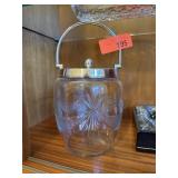 CUT CRYSTAL VINTAGE BISCUIT BARREL JAR