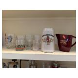LOT OF BARWARE / BEER STEIN / CHIVAS REGAL PITCHER