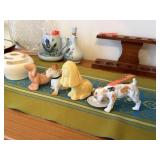 4PC DOG FIGURINES LOT