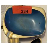 VINTAGE JAPANESE BRONZE MID CENTURY ASHTRAY