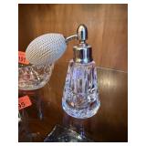 WATERFORD CRYSTAL ATOMIZER PERFUME BOTTLE NOTE