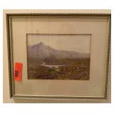 ORIGINAL WATERCOLOR PAINTING UNSIGNED