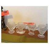 LARGE LOT OF MIXED EGG CUPS
