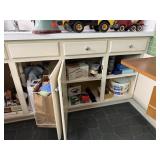 ENTIRE CONTENTS OF CABINETS LAUNDRY ROOM
