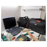 TOSHIBA COMPUTER (AS IS) & 2 BAGS