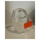 HADELAND GLASWERK GLASS OWL SCULPTURE