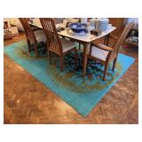 VINTAGE MID CENTURY AREA RUG LIGHT SHAG