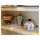 VTG FOOD WARMER / CHAFFING DISH / PASTA PAN