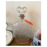 SCHENLEY WHISKEY GLASS BOTTLE