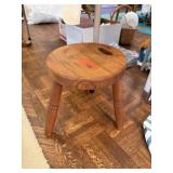 VINTAGE NEW HARMONY COMMUNITY MILKING STOOL