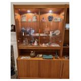 FABULOUS DANISH MID CENTURY TEAK CHINA CABINET