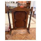 ANTIQUE BARLEY TWIST FIREPLACE SCREEN