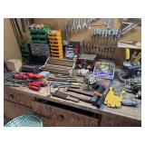 CONTENTS DIRECTLY ON TOP OF WORK BENCH NOTE