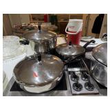 3PC FARBER FARBERWARE POTS & PANS