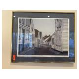 SIGNED PRINT BY JANET GALLOGLY GAMLE STAVANGER