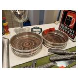 2PC MARCHED BOTTLE COASTERS NOTE