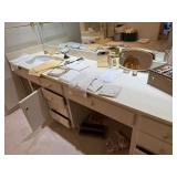 CONTENTS ON VANITY & BELOW LINENS & MIRROR