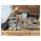 LOT OF MIXED TOOLS OME MACHINISTS / PIPE CUTTERS