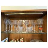 TIFFIN FRANCISCAN GLASSWARE SET CHEROKEE ROSE