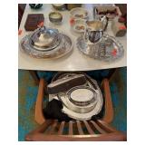 LARGE MIX OF SILVERPLATE ITEMS