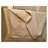 VINTAGE HAND MADE QUILT