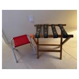 FOLDING LUGGAGE STAND / SEAT