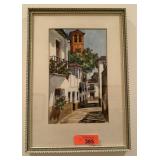 ORIGINAL WATERCOLOR PAINTING NICOLAS BERMUDEZ