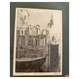 VINTAGE SIGNED ETCHING KLIPPER