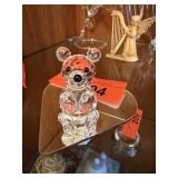SWAROVSKI CRYSTAL BEAR FIGURINE