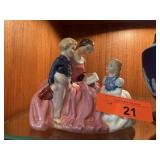 ROYAL DOULTON PORCELAIN SCULPTURE BEDTIME STORY