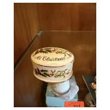 VTG CROWN STAFFORDSHIRE LIDDED TRINKET BOX