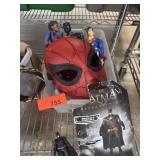 BIN OF SUPER HERO DC AND MARVEL ACTION FIGURES MOE