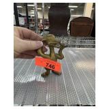 VINTAGE BRASS WOODY WOOD PECKER FIGURINE