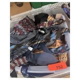 LARGE BIN OF MENS TIES