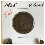 1905 INDIAN HEAD PENNY CENT