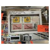 1968 FLAGS ISSUE US MINT NH ZIP BLOCK