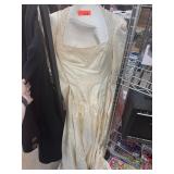 VINTAGE BEADED WEDDING DRESS W TRAIN GORGEOUS