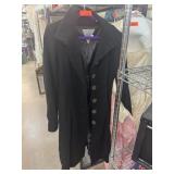 VINTAGE FULL LENGTH WOOL MARVIN RICHARDS BLACK PEA