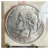 1923-S PEACE SILVER DOLLAR
