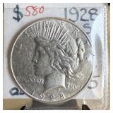 1928-S PEACE SILVER DOLLAR