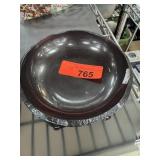 HEAVY METAL TRINKET DISH WITH BASE