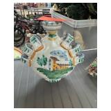 VINTAGE PAINTED BOTTEGA POTTERY JUG SIGNED