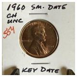 1960 SMALL DATE MEMORIAL PENNY CENT KEY DATE