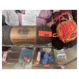 SEVERAL SKEINS LIONS BRAND YARN