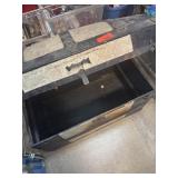 VINTAGE HUMPBACK STEAMER TRUNK