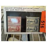 1946 WWII PEACE ISSUE DOMINICA EF SUPERB