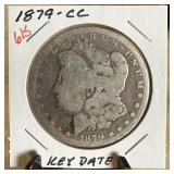 1879-CC MORGAN SILVER DOLLAR KEY DATE