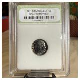 1971-S ROOSEVELT DCAM GEM PROOF DIME